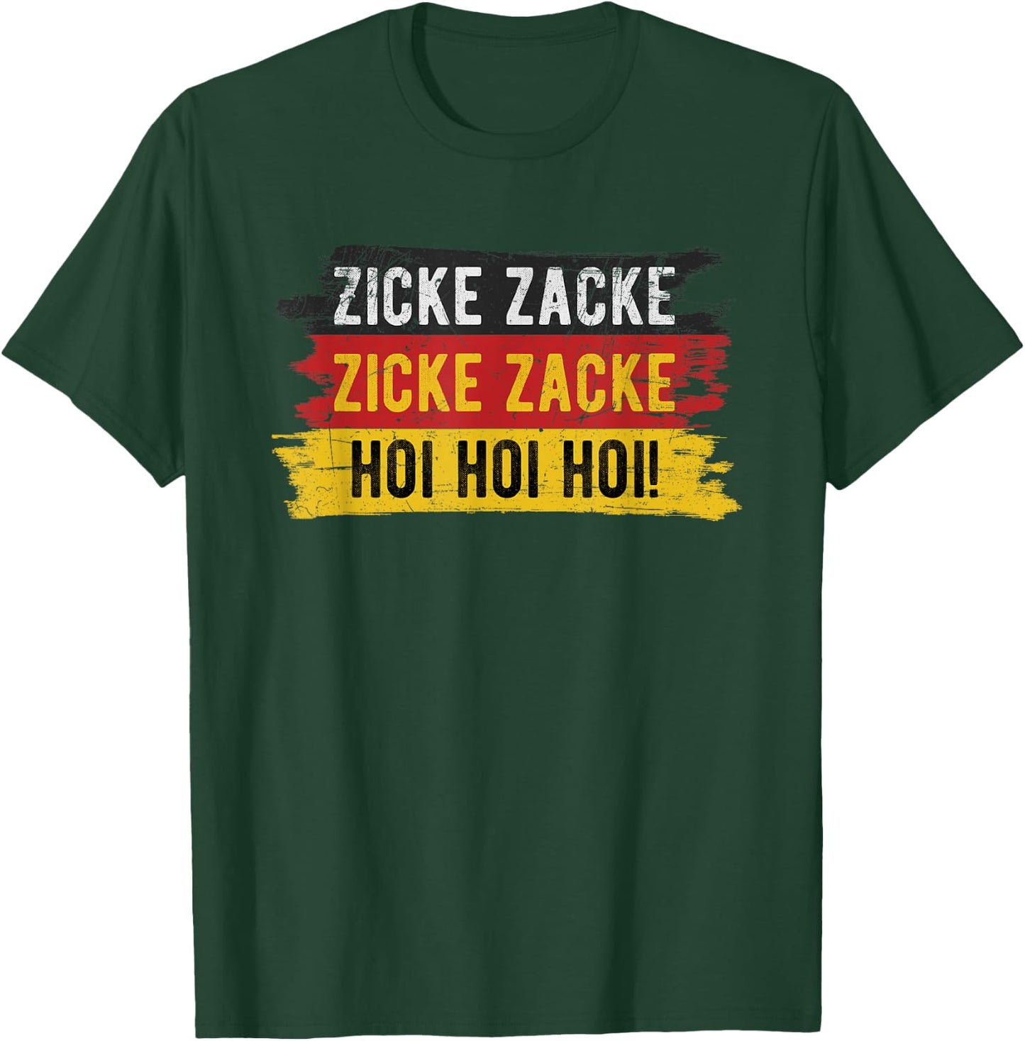 Zicke Zacke Hoi Hoi German Drinking Song Prost Cheers T-Shirt - T-Shirt | Forest