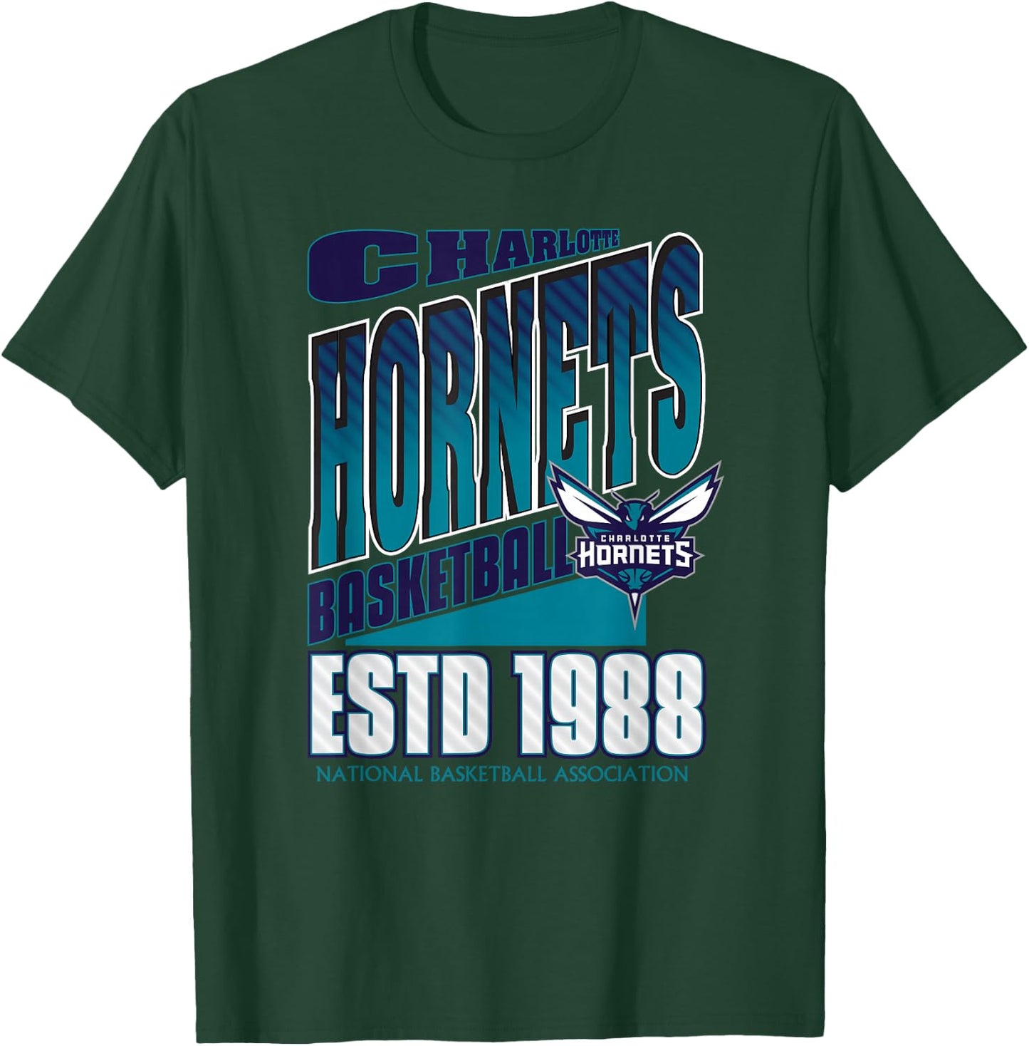 Charlotte Hornets NBA Breakaway - Men's Black Small T-Shirt - T-Shirt | Forest