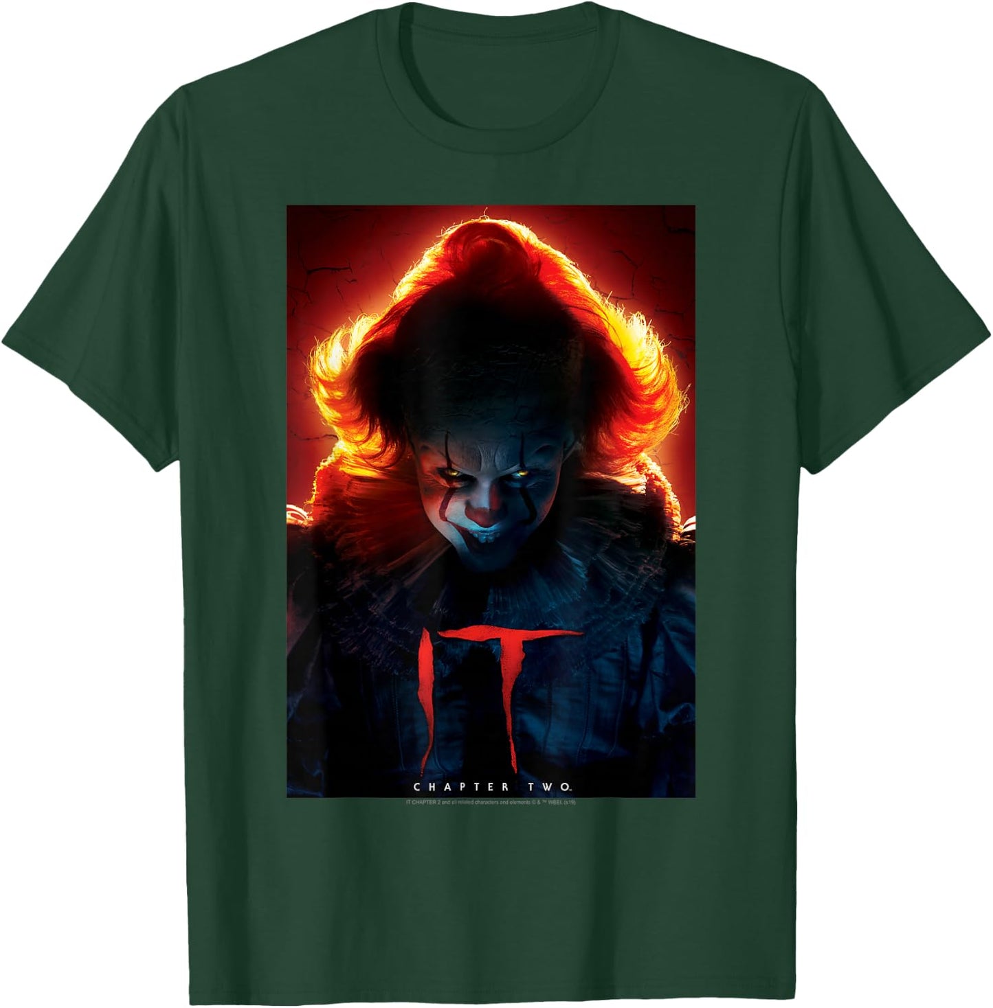 IT: Chapter Two Pennywise Glow Poster T-Shirt - T-Shirt | Forest