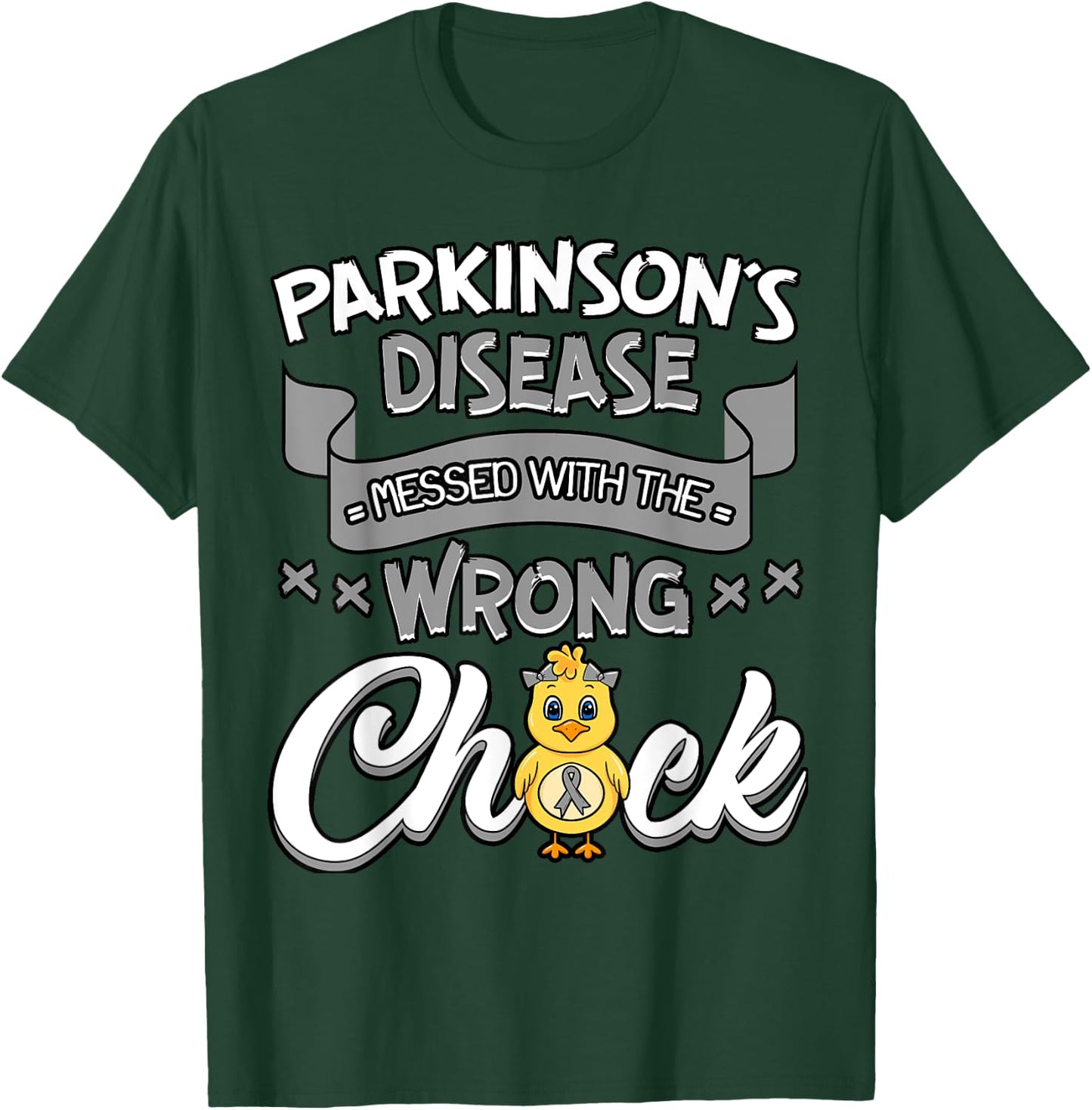Parkinsons Disease Gray Degenerative Disorder Neurologists T-Shirt - T-Shirt | Forest