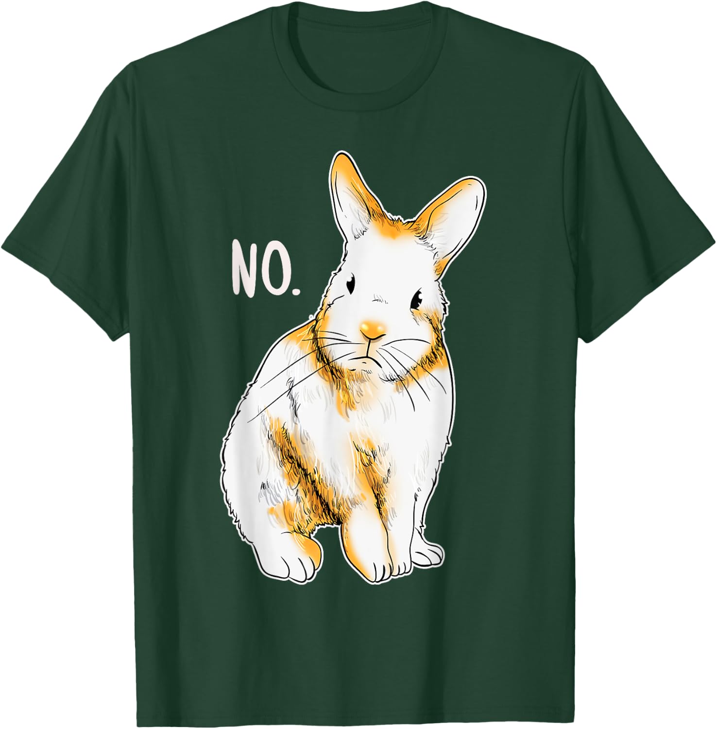 Disapproving Rabbit Funny Animals Shirt Rabbit Shirt T-Shirt - T-Shirt | Forest