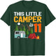 This Little Camper Is 11 Year Old Camping 11th Birthday T-Shirt - T-Shirt | Forest