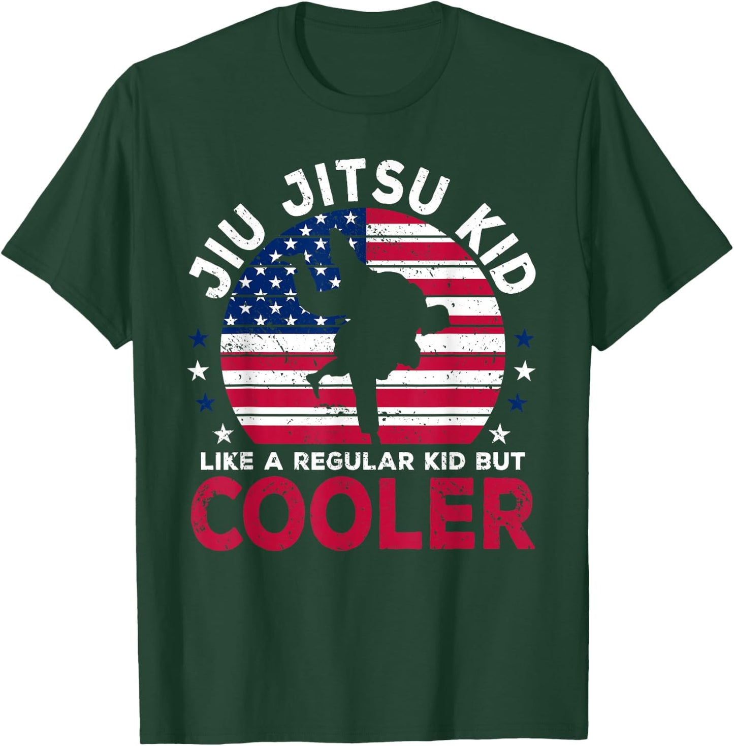 Jiu Jitsu Kid Martial Art Funny American Brazilian Jiu-Jitsu T-Shirt - T-Shirt | Forest