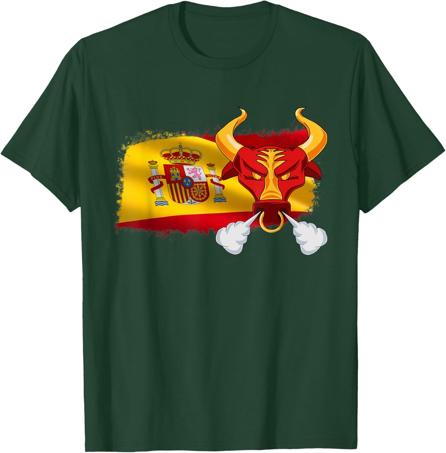 Bullfighting Spain Flag for Bulls running Lovers T-Shirt - T-Shirt | Forest