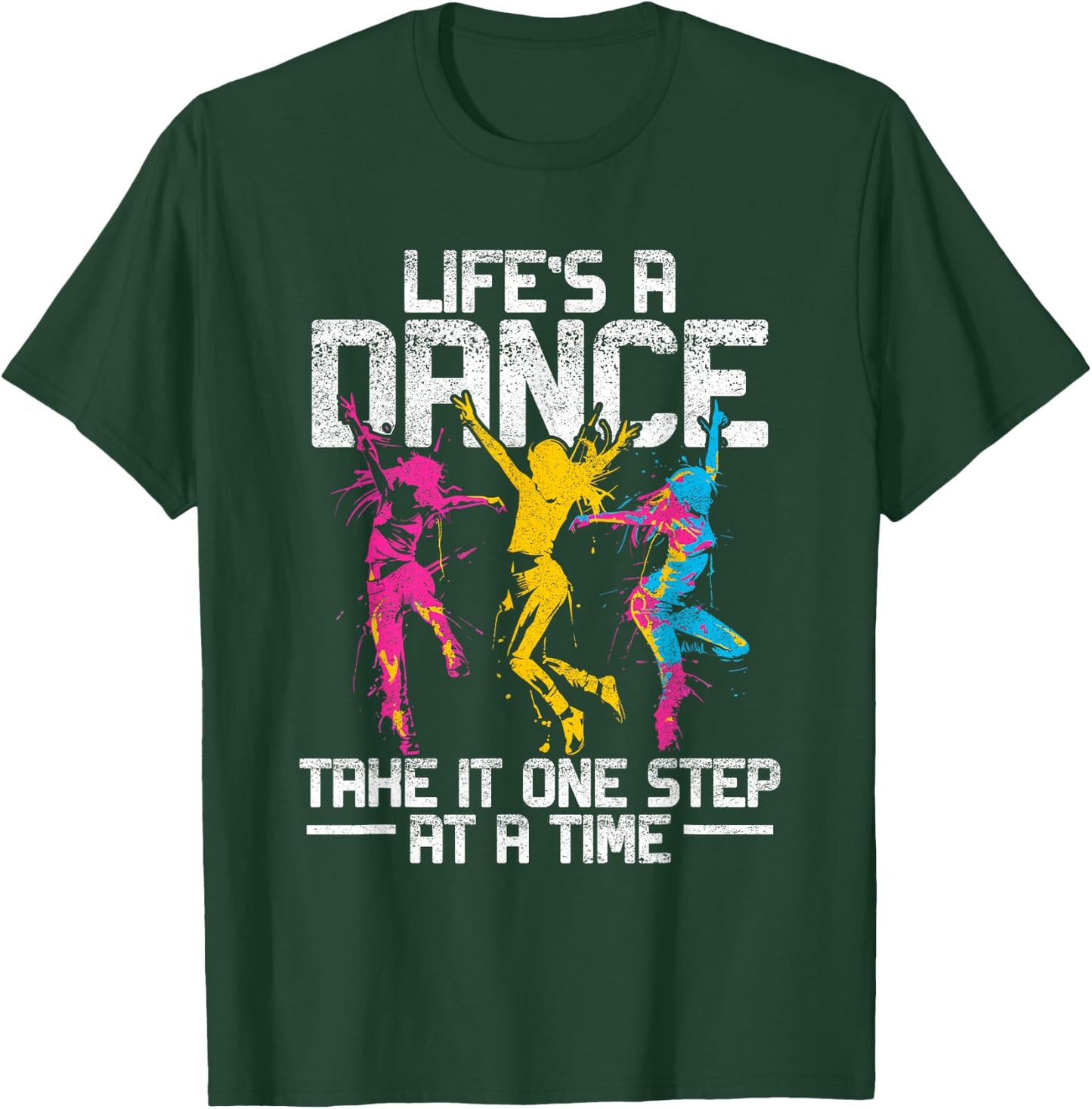 Dancing Dance Music Dancer Ballet Disco Pop Hop Rock T-Shirt - T-Shirt | Forest