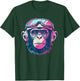 Capuchin Monkey Retro Sci-Fi T-Shirt - T-Shirt | Forest