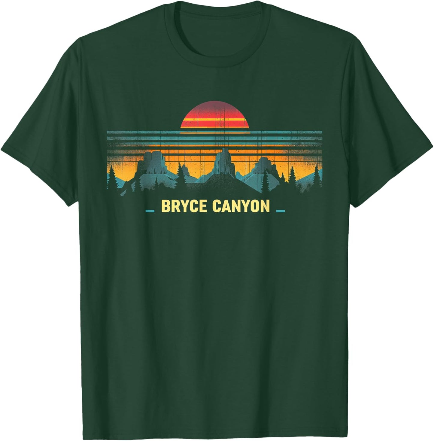 Bryce Canyon - US National Park Vintage Men Women Kids Utah T-Shirt - T-Shirt | Forest