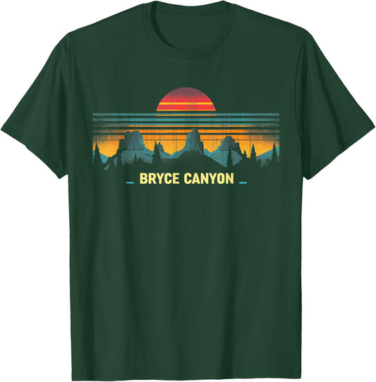 Bryce Canyon - US National Park Vintage Men Women Kids Utah T-Shirt - T-Shirt | Forest