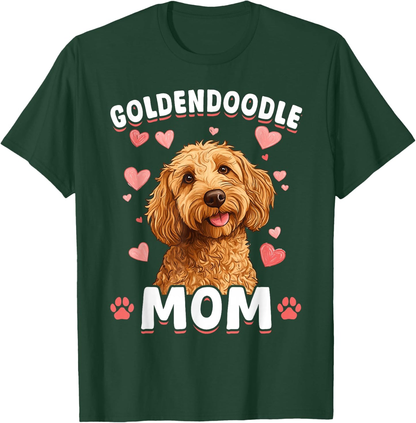 Goldendoodle Dog Breed Goldendoodle Mom T-Shirt - T-Shirt | Forest