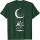 Skeleton Couple Moon Swing Guitar Lover Halloween Rock On T-Shirt - T-Shirt | Forest