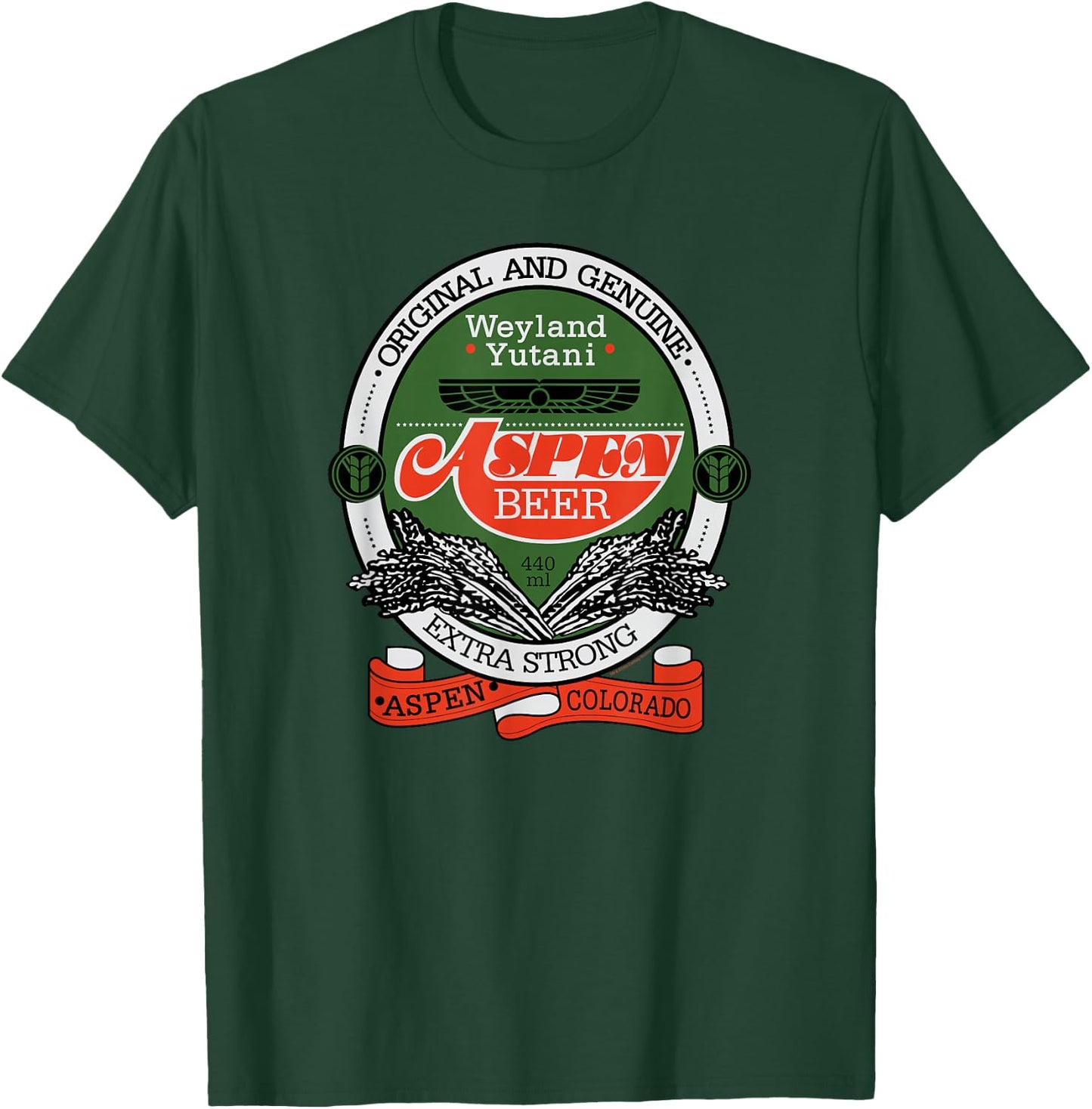 Alien: Romulus Weyland-Yutani Aspen Beer Logo T-Shirt - T-Shirt | Forest