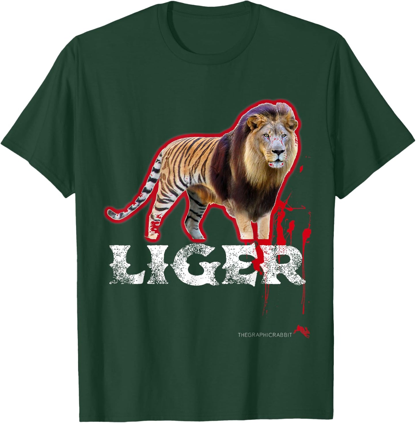 Liger Shirt Tiger Lion Beast T-Shirt - T-Shirt | Forest