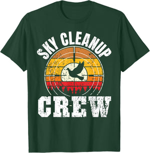 Dove Hunting Doves Sky Cleanup Crew Dove Hunter T-Shirt - T-Shirt | Forest