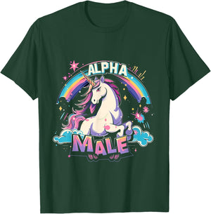 Alpha Male Unicorn Shirt - Alpha Male Unicorn T-Shirt - T-Shirt | Forest