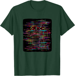 Nice colorful Glitch Speech Costume for Boys and Girls T-Shirt - T-Shirt | Forest