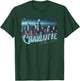 Charlotte NC Skyscraper Building Night Light Cityscape View T-Shirt - T-Shirt | Forest