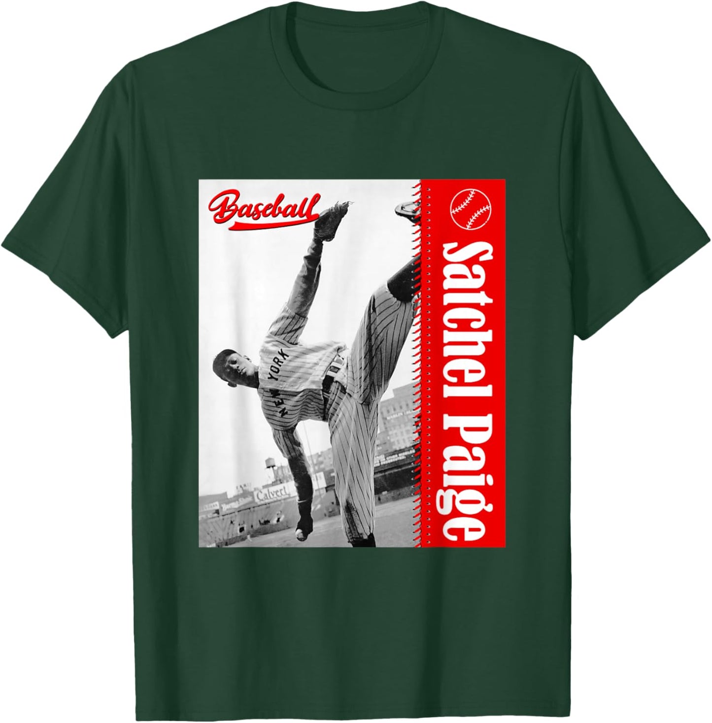 Satchel Paige_Baseball_077 T-Shirt - T-Shirt | Forest