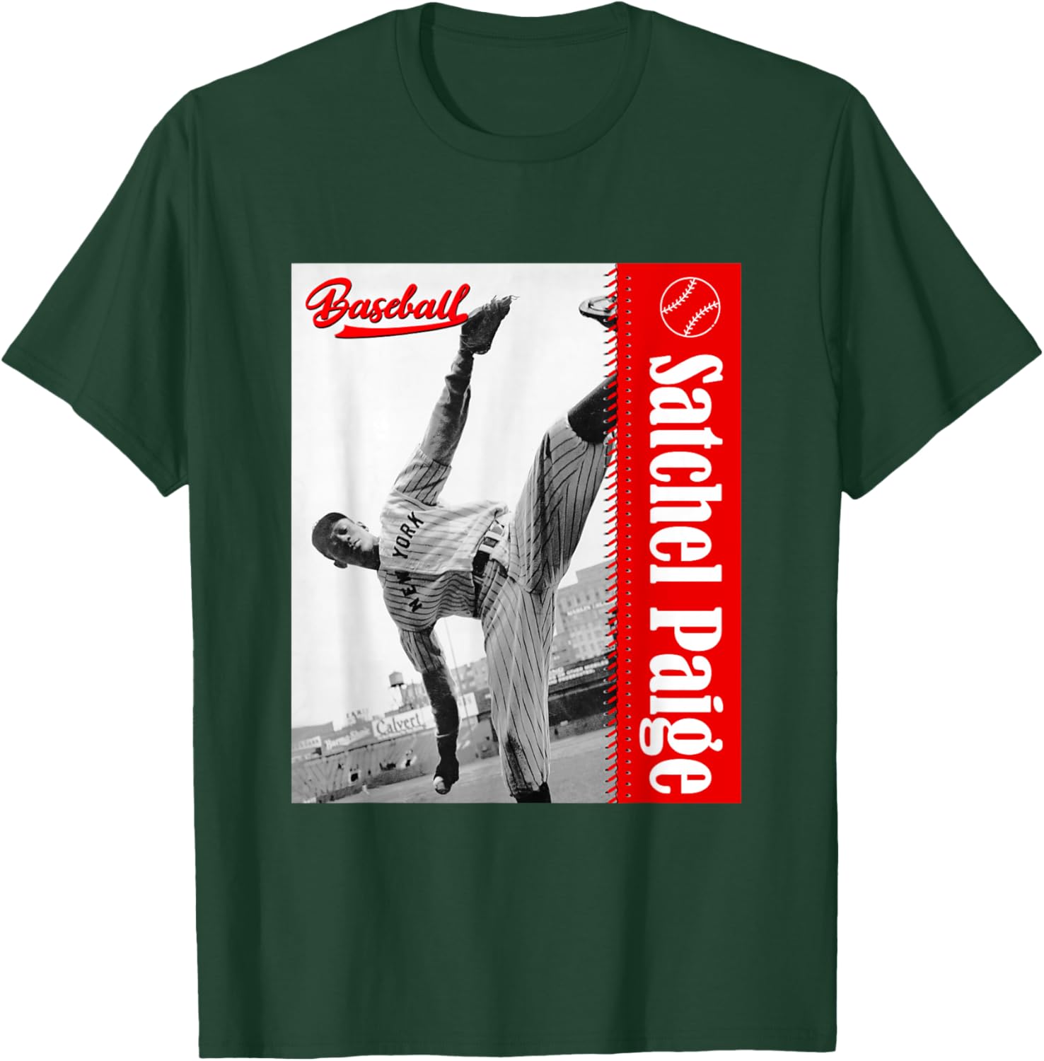 Satchel Paige_Baseball_077 T-Shirt - T-Shirt | Forest
