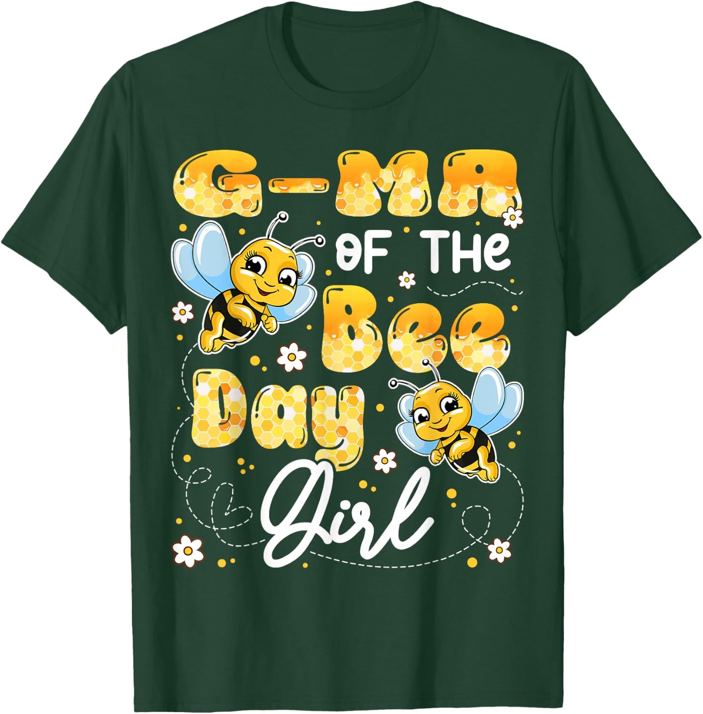 G-Ma Of The Bee Day Girl Birthday Party Matching T-Shirt - T-Shirt | Forest