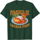 Powered By Chicken Parm Chicken Parmesan T-Shirt - T-Shirt | Forest