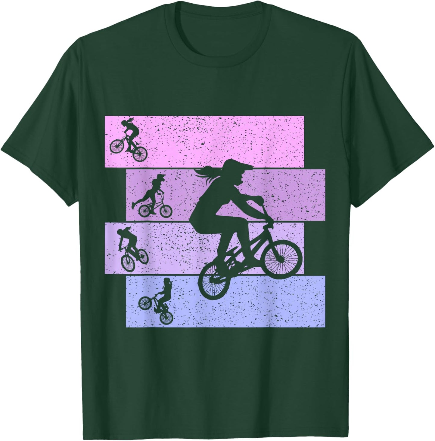 BMX Girls' Bike Children Women T-Shirt - T-Shirt | Forest