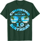 Cruising Into My 10th Birthday-Cute 10th Birthday Cruise Kid T-Shirt - T-Shirt | Forest