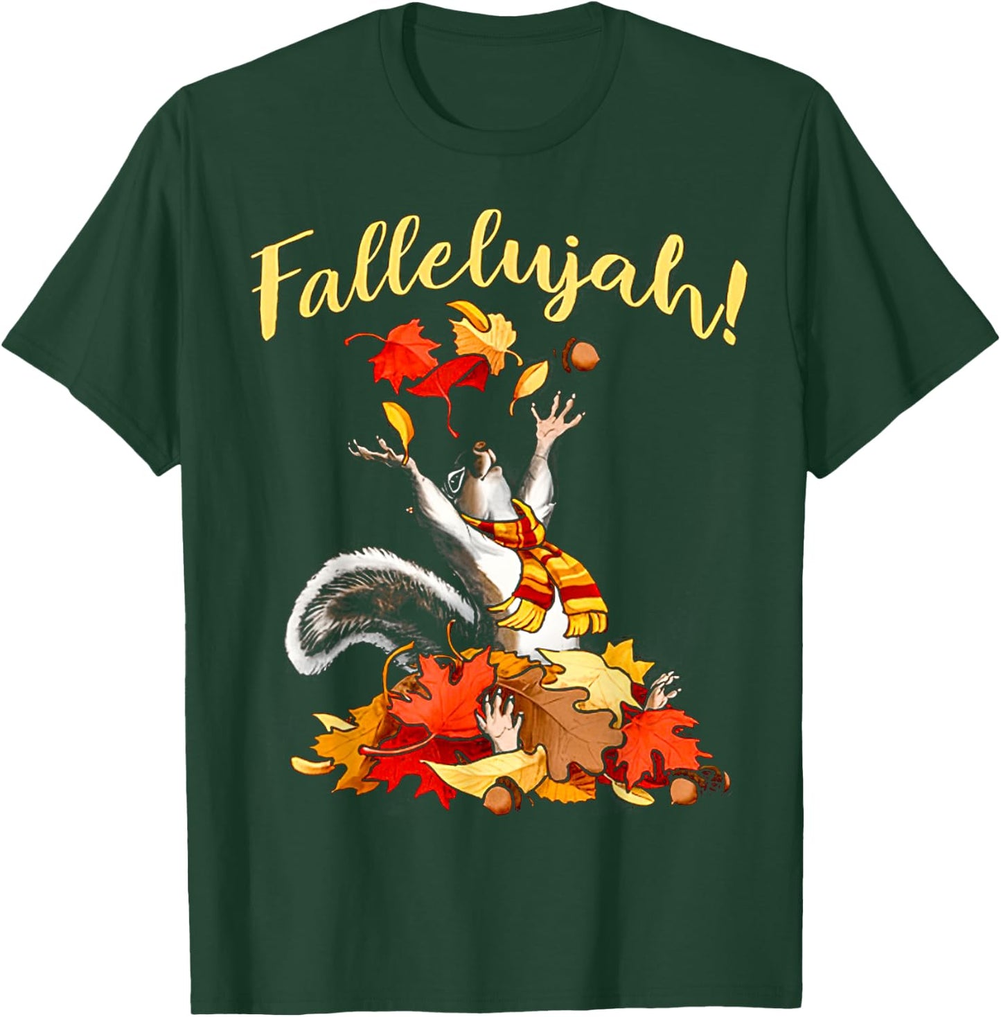Squirrel Fallelujah Ladies T-Shirt - T-Shirt | Forest