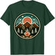 Retro Vintage Campfire Camping Camper Outdoor Camp Men Women T-Shirt - T-Shirt | Forest