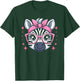 Zebra Pink Bandana Glasses T-Shirt - T-Shirt | Forest