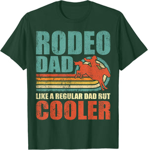 Retro Style Vintage Rodeo Dad Father's Day T-Shirt - T-Shirt | Forest