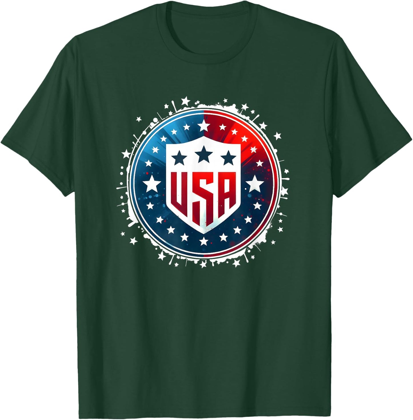 Basketball USA 2024 USA Team T-Shirt - T-Shirt | Forest