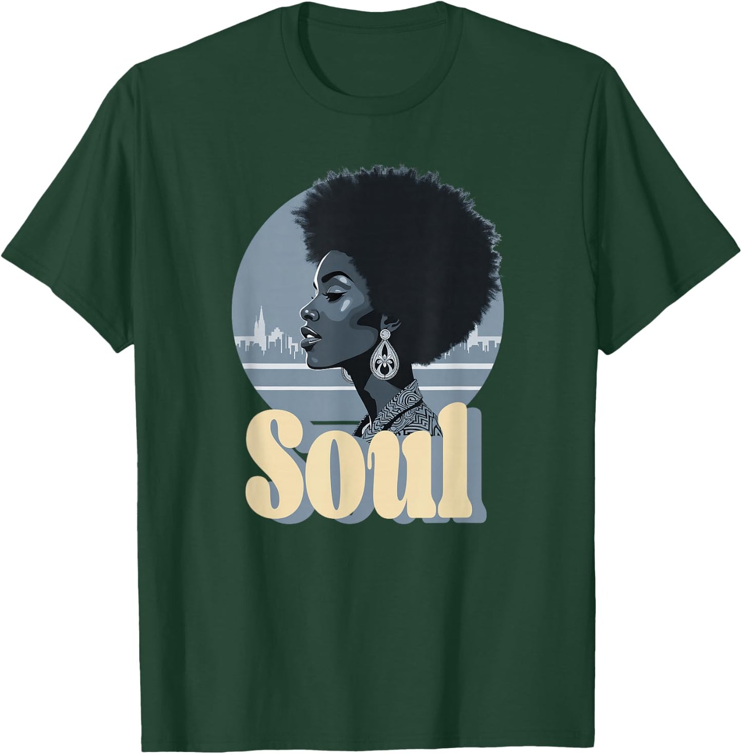 I Love 70's 80's Funk Soul Music T-Shirt - T-Shirt | Forest