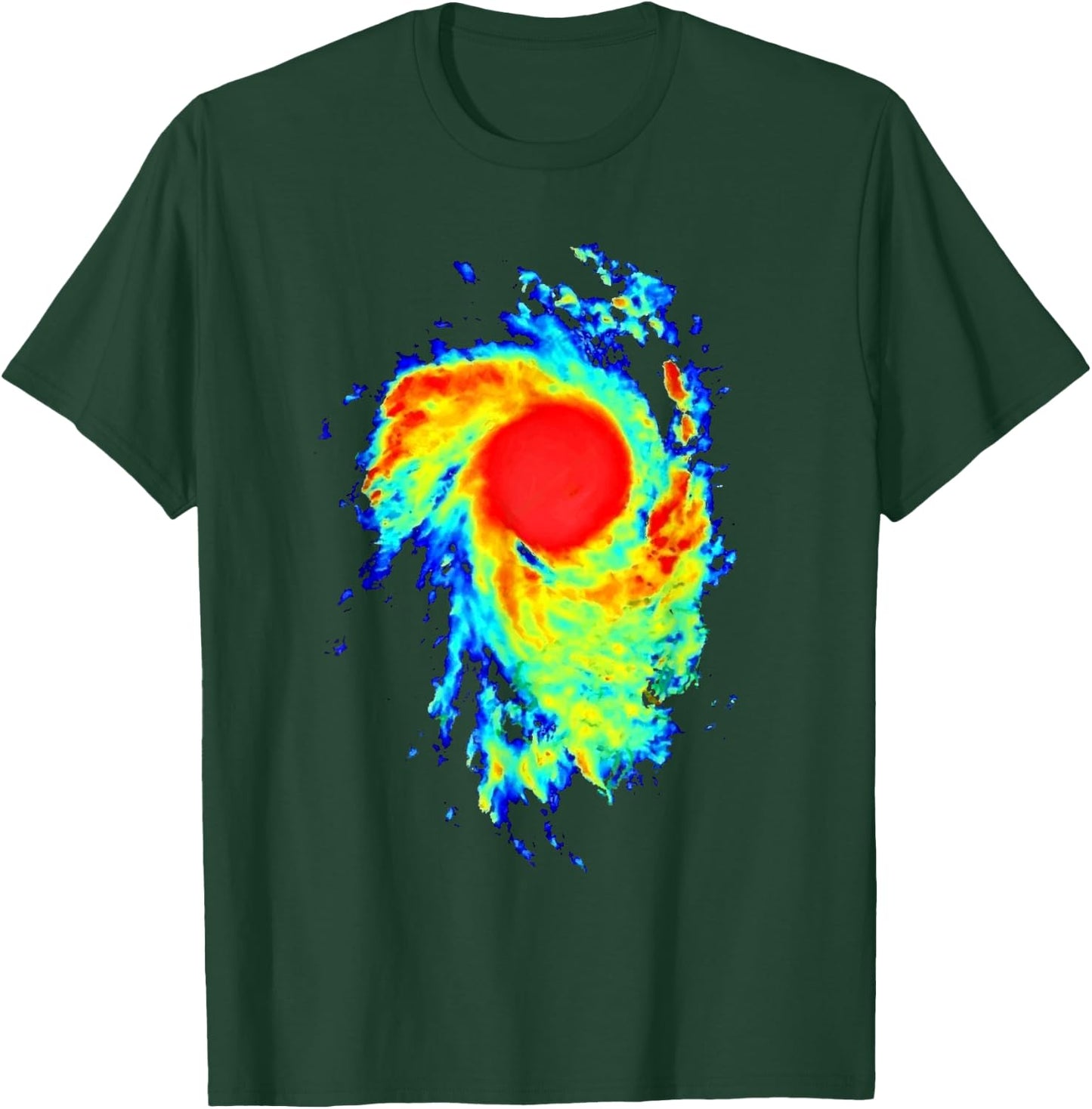 Meteorologist Art Women Weather Radar Meteorology T-Shirt - T-Shirt | Forest