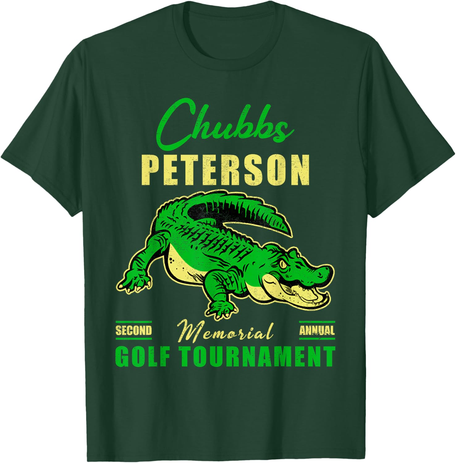 Chubbs Funny Animal Vintage Sports Movies Awesome Golfs T-Shirt - T-Shirt | Forest