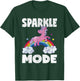 Sparkle Mode Unicorns Magic Sparkle Rainbow Unicorn T-Shirt - T-Shirt | Forest