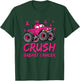Crush Breast Cancer Awareness Monster Truck Toddler Kid Boys T-Shirt - T-Shirt | Forest