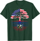 American Grown Haitian Roots Flag Heritage T-Shirt - T-Shirt | Forest