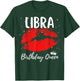 Libra Birthday Queen Libra Zodiac Sign September October T-Shirt - T-Shirt | Forest