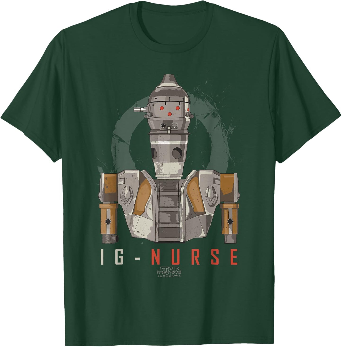 Star Wars The Mandalorian IG-11 Nurse Droid Portrait T-Shirt - T-Shirt | Forest
