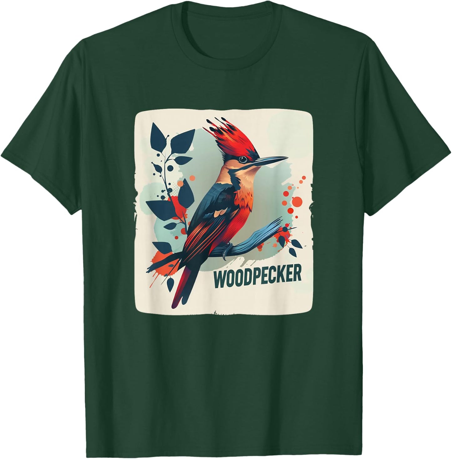 Beautiful Woodpecker Costume for Adults and Kids T-Shirt - T-Shirt | Forest