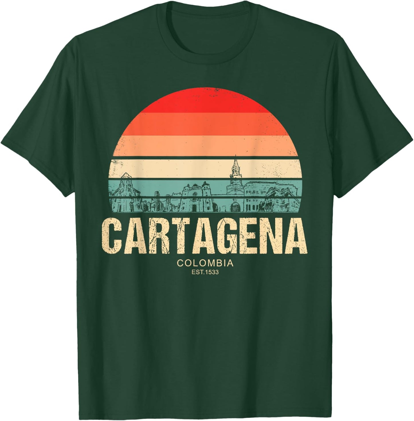 Cartagena Colombia T-Shirt - T-Shirt | Forest