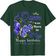 A Queen Was Born in May Women Girls Butterfly May Birthday T-Shirt - T-Shirt | Forest