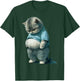 Funny Fat Cat Art Design Fat Kitten Cat Lover T-Shirt - T-Shirt | Forest
