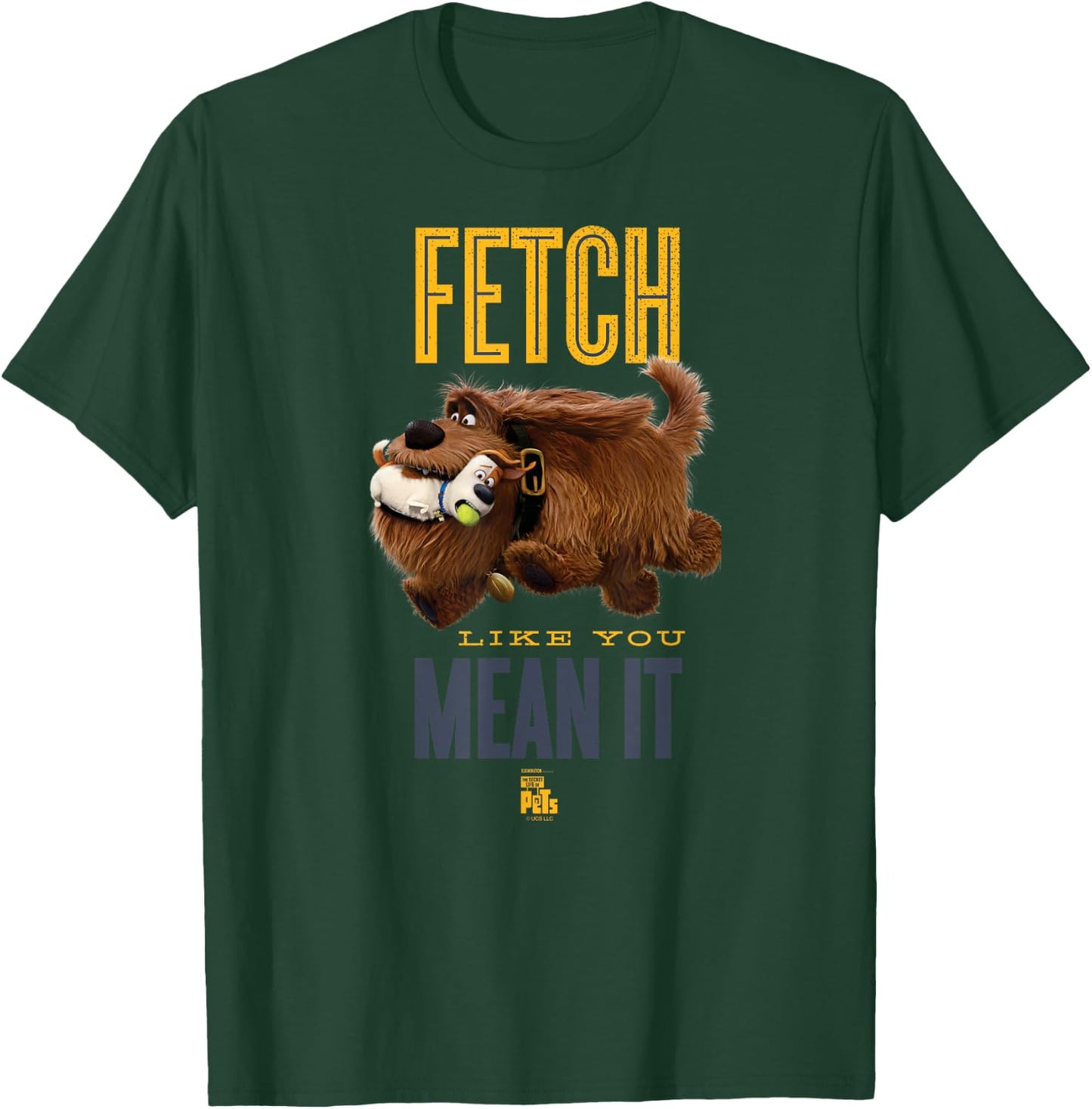 The Secret Life of Pets Duke Fetch Like You Mean It T-Shirt - T-Shirt | Forest