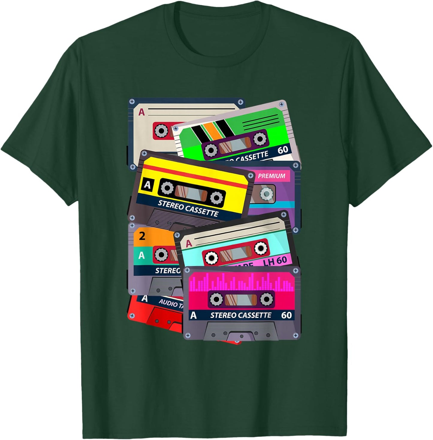 Eighties Music Lover Retro 80s T-Shirt - T-Shirt | Forest