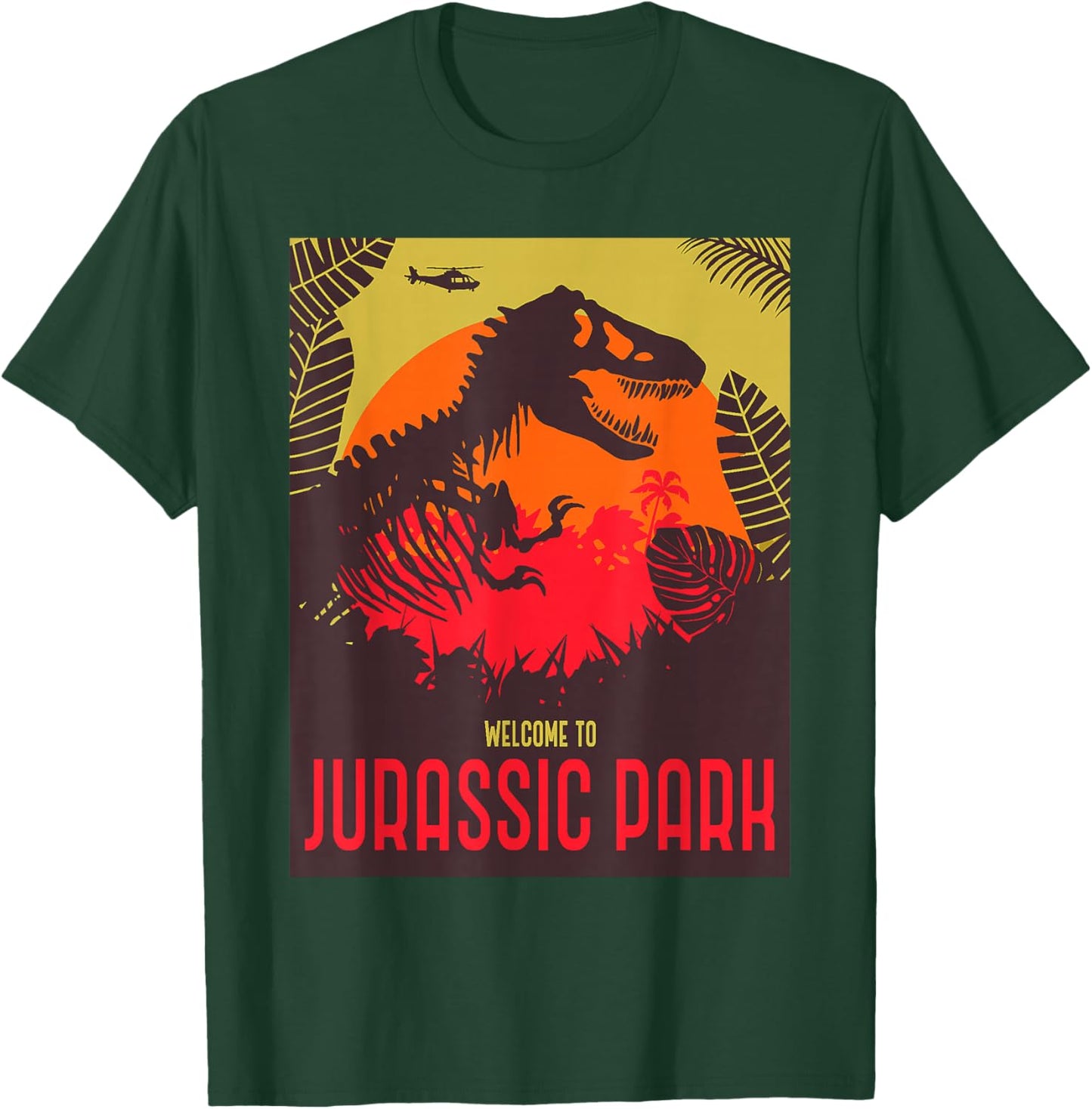 Jurassic Park Dinosaur Skeleton T-Shirt - T-Shirt | Forest