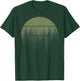 Retro Forest Trees Outdoors Nature Women Men Vintage Graphic T-Shirt - T-Shirt | Forest