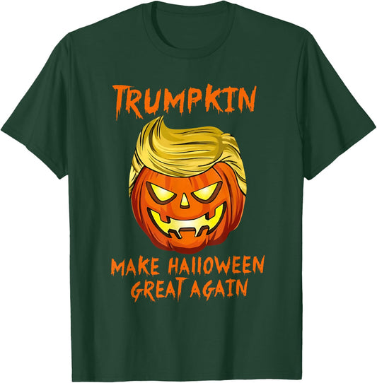 Trumpkin Make Halloween Great Again Jack O Lantern Trump T-Shirt - T-Shirt | Forest