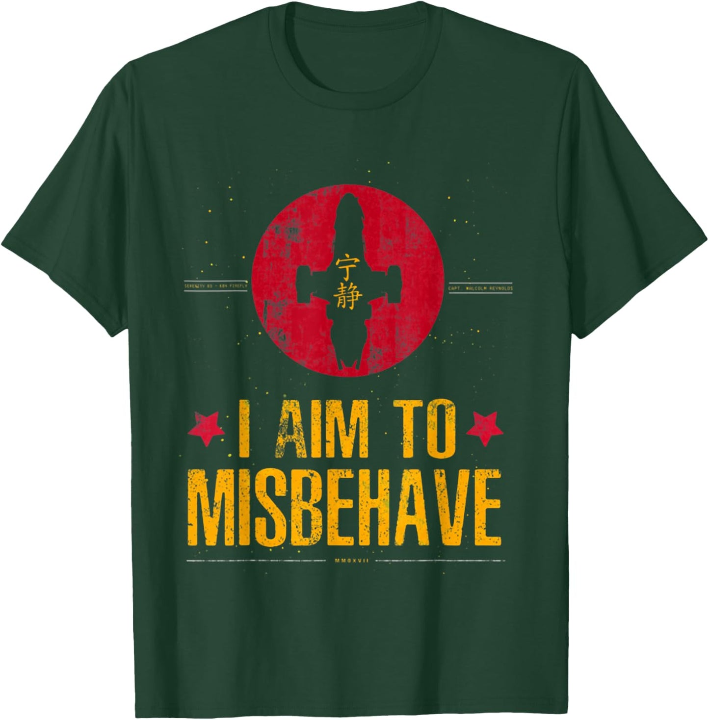 I Aim To Misbehave T-Shirt - T-Shirt | Forest