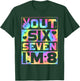 Peace Out Six Seven I'm 8 Years Old 8th Birthday Kids Girls T-Shirt - T-Shirt | Forest